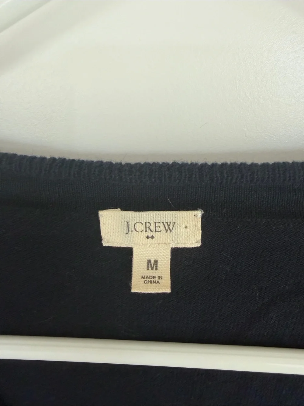 J. Crew Navy V-Neck Sweater